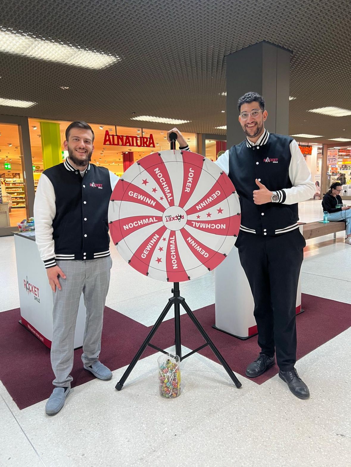 RocketSmile Promoter mit Glücksrad