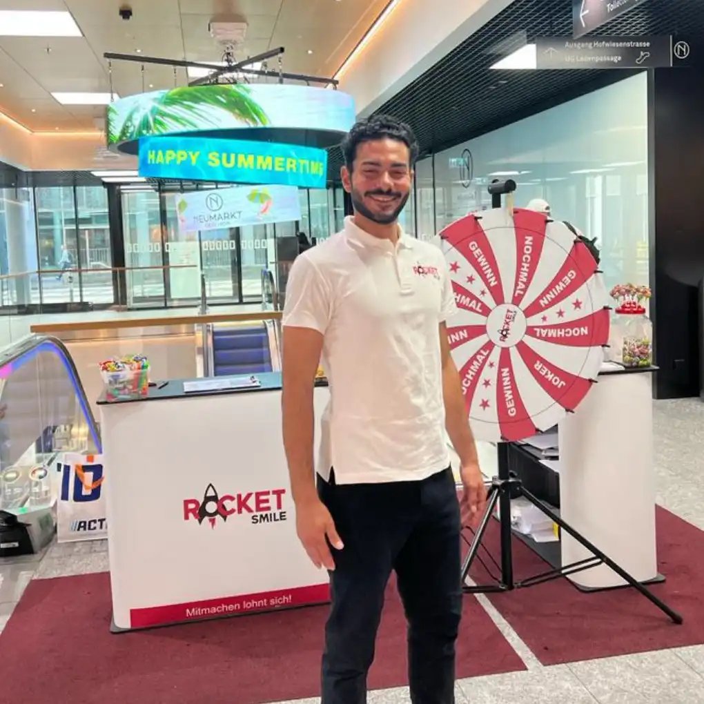 RocketSmile Promoter mit Glücksrad